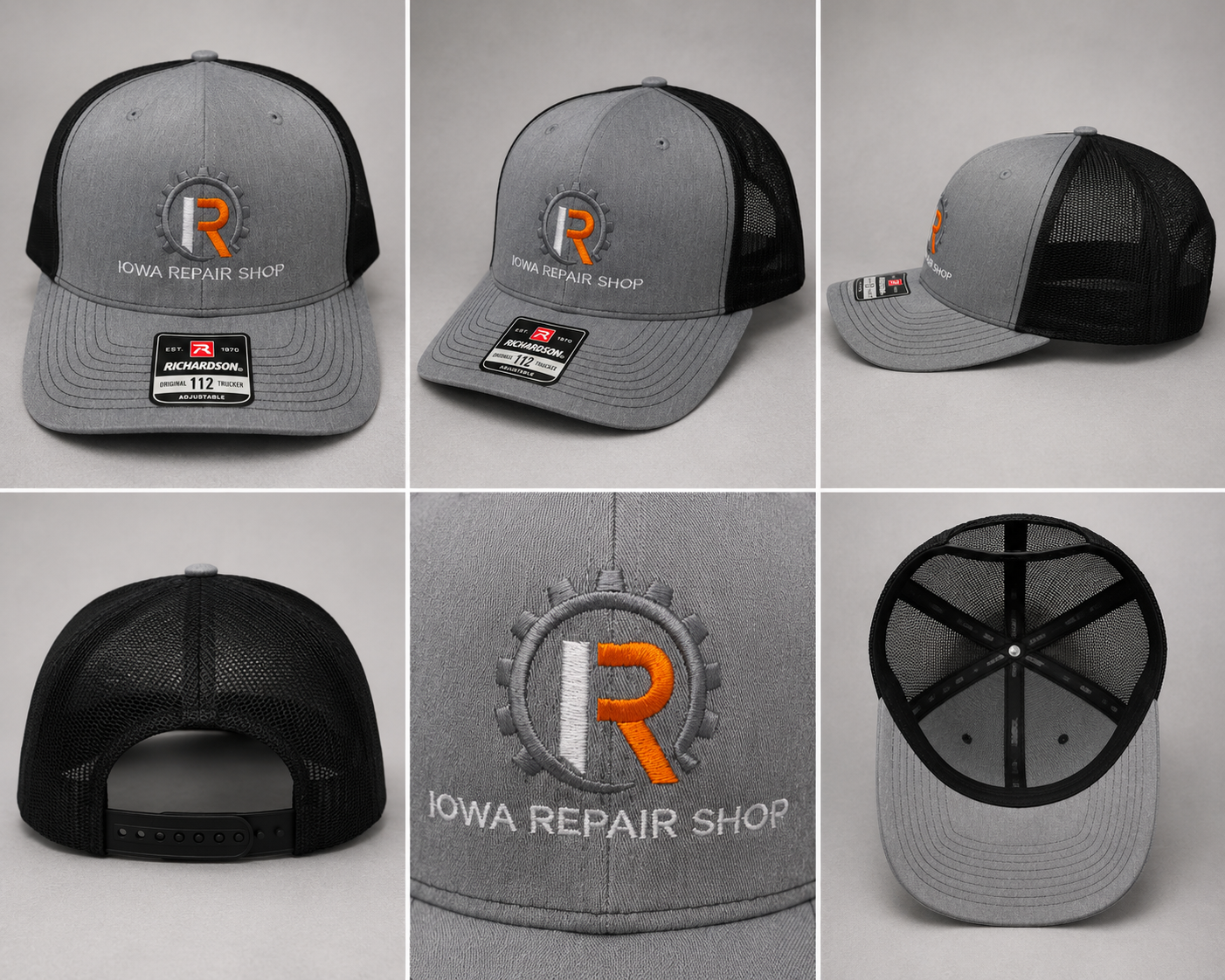 Gray Hat - Embroidered Logo