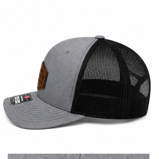 Gray Hat - Leather Patch