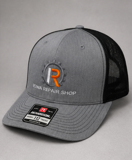 Gray Hat - Embroidered Logo